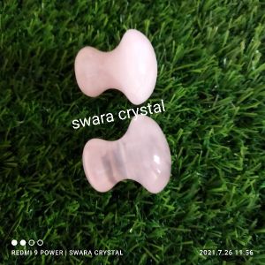 rose quartz facial beauty mushroom massager gua sha