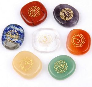 Saven chakra healing stone