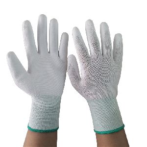 pu coated polyester gloves