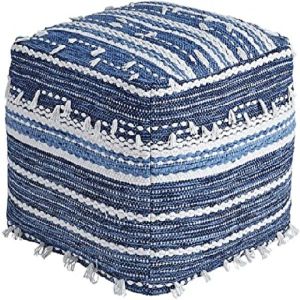 Denim Ottoman