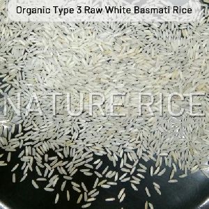 Organic Type 3 White Raw Basmati Rice