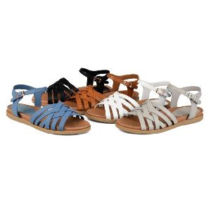 Leather Briken Sandals