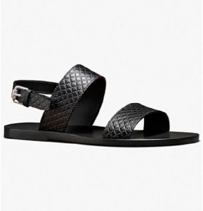 Mens Leather Back Strap Buckle Type Gladiator Sandals