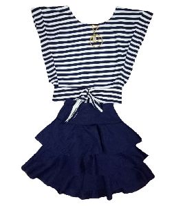 Girls Top And Skirt Set