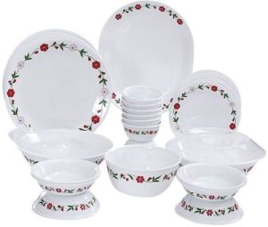 Corelle Essential Series Spring Pink Dinner Set