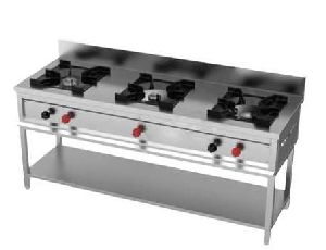 three burner gas range