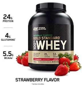 gold standard strawberry whey protein