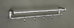 Stainless Steel Towel Rod with Hook