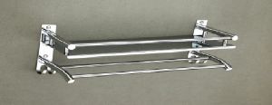 Stainless Steel Towel Rod with Shelf