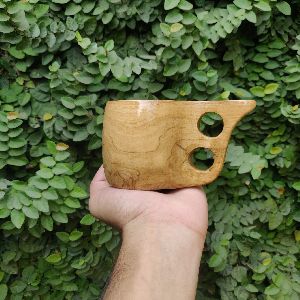 Teak Wood Coffee Cup