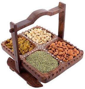 Wooden Dry Fruit Basket