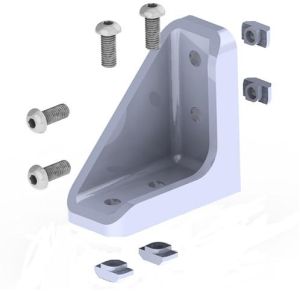 L Corner Mount Bracket 80x80x40 ( with screws & nuts)