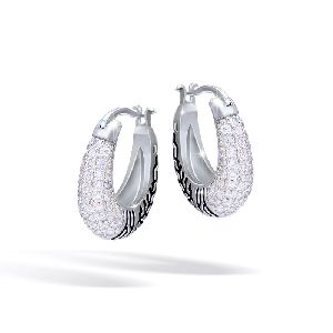 Ladies Silver Earrings