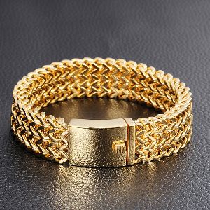 Mens Gold Bracelet