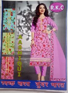 Heavy Cotton Unstitched Dress Material