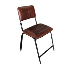 Iron Leather Chair