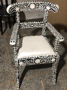 Bone Inlay Occasional Chair
