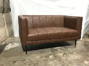 Two Seater Rexine Sofa