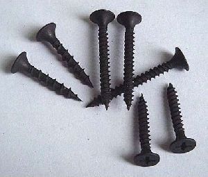 Black Mild Steel Screw