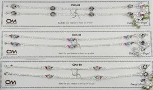 Ladies Silver Anklets