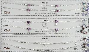 Traditional Silver Anklets