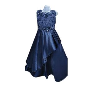Kids Embroidered Gown
