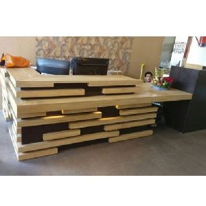 Wooden Reception Counter