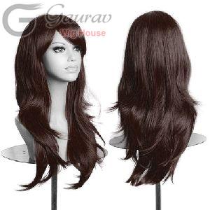 Buy NAVMAV Hair Band wig Goldhight Wavy Straight Hair extension Nakli Baal  Hair 18inch 1pc Online at Best Prices in India - JioMart.