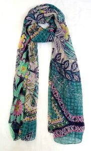 Chiffon Printed Designer Scarves