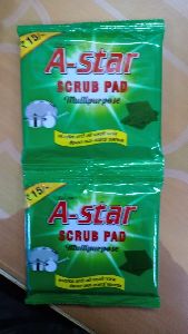 Green pad scrubber