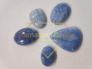 Blue Opal cabochon gemstones