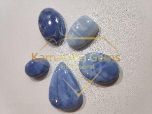 Natural Blue Opal Cabochone Stone