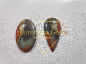 Polychrome Cabochon Gemstones
