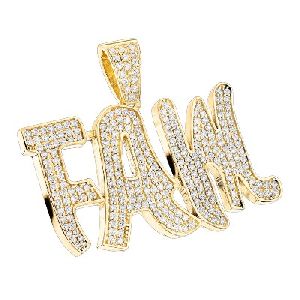 3.05 Carat Custom Diamond Pendant Hip Hop