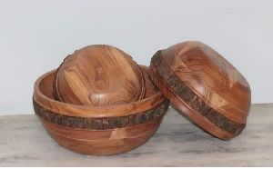 wooden Natural Bowls