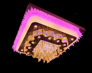 Crystal Pendant Ceiling Mount Chandelier