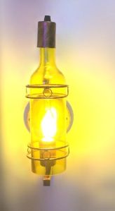 Glass Bottle Wall Light Lamp