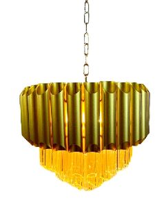 Glass Pipe Pendant Chandelier