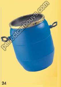 40 Ltrs Round Full Open Mouth Barrel with C Shape Metal Ring