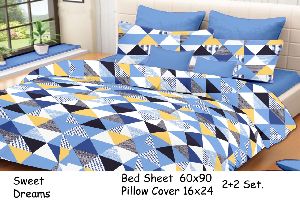 100% cotton double bed sheet