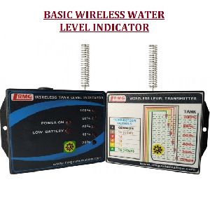 Basic wireless water level indicator with high and low level alarm