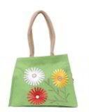 Floral Printed Jute Designer Bags