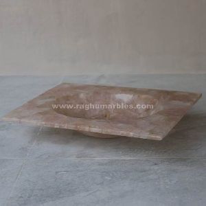 Rose Quartz Wash Basin