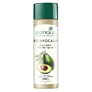 Biotique Bio Cado Avocado Stress Relief Body Massage Oil, 200ml