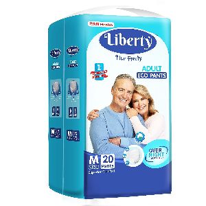 Liberty Eco Adult Diaper Pants Unisex, Medium 20 Pcs