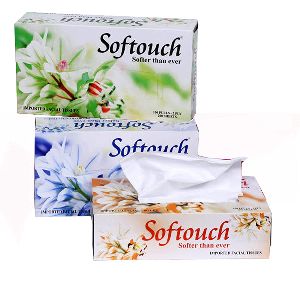 SofTouch 2 Ply Face tissue paper 100 pulls