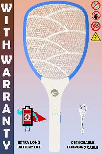 Weird Wolf Wide Range Rechargeable Mosquito Bat Racket