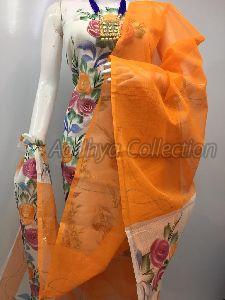 Kota Doria Brush Painted Suits
