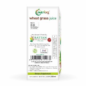 Nutriorg Wheatgrass Juice 500ml