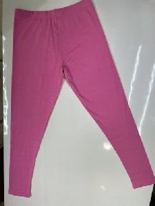 Pink Cotton Leggings